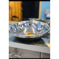 Paarat / Steel Plate / Steel Parat Tray Large Plate Paraat Thaal High Quality (14 inch Size). 