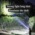 Smiling Shark Outdoor Mini Portable LED Flashlight High Brightness Flood Light Long Life Waterproof Camping Light Flashlight 1Pcs. 