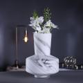 Marble Base Vase. 