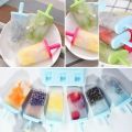 6 Ice Lolly Moulds with Sticks and Drip Guards - DIY Popsicle Maker for Kids - Perfect for Frozen Yogurt, Juice, Smoothies, and Milkshakes - Ideal Summer Activity for Healthy, Refreshing Fruit Treats. 