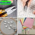 U Shaped Tailor's Thread Cutter Clipper Mini Scissors Hand Trimming Sewing Nippers Clippers Stainless Steel Embroidery Craft Tailor Stationery Snip Garment Shear Stitch Cutting Trim Weaving Crafting Shears School Office Paper Arts Home Cutters Dressmaking. 
