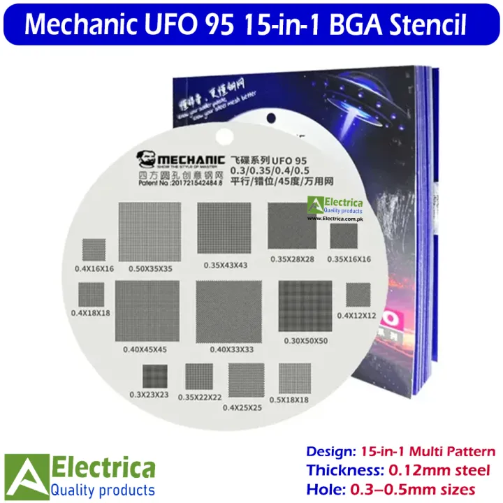 Universal%20BGA%20Reballing%20Stencil%20Mechanic%20UFO%2095%2015-in-1%20/%20RELIFE%20RL-044%2016-in-1%20/%20KOOCU%2016-in-1%20IC%20Repair%20Template%200.3%E2%80%930.5mm%20by%20Electrica%20-%20Image%205