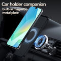 SamsungA16 5G Magnetic Holder Leather Back Cover for Samsung Galaxy A16 5G 4G Soft Silicone Shockproof Coque on Sumsung A 16 16A. 