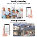SMATRUL Wifi Ceiling fan switch - Mini Fan Speed Switch Controller White/Black - Tuya APP Voice Relay Work for Google Home Alexa. 