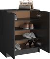 Toheed Wood Shoe Storage Cabinet, Wooden Shoe Rack Organiszer, 4 Shelves Shoe Box. 