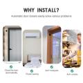 Multifunctional Automatic Door Closer,Punch-Free Automatic Sensor Door Closer, (800g Pull,Wire Rope Length 1.2m) ,Easy to Install for Various Doors. 