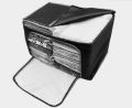 CUSTOMIZE with wooden flap,Large Storage Bags, Storage Bag Clothes Storage Box Bins Foldable Closet Organizers Storage Containers with Durable Thick Fabric for Blanket Comforter Clothing Bedding(24x15x15)inch. 