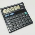 12 Digits Electronics Medium Size Calculator,  MAAZ CT-512 VIII, Black. 
