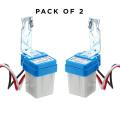 (Pack Of 2) Automatic On Off Light Control Sensor Switch LDR Photocell Sun Switch  AC85-265V 10A Day Night Sensor Switch for Lights. 