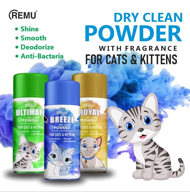 Remu - Breeze Dry Clean powder - For Cats & Kitten