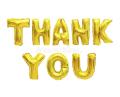 THANK YOU  Foil Balloons Golden Color. 