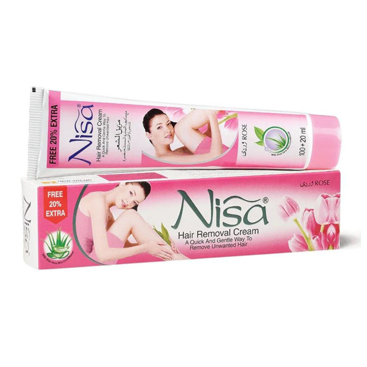 Nisa Hair Removal Cream Lotion Rose -120ml
