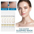 Bioaqua Rice Face Sleeping Mask Moisturizing Lightening Face Lifting Smooth Centella Facial Jelly Masks Korean Cosmetics4ML*5pcs. 