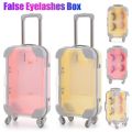 Beauty Fashion Multicolor Mink Lash Tray luxury mink lashes False Eyelashes Box suitcase box luggage Eyelash Package. 