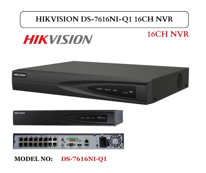 HIKVISION DS-7616NI-Q1 16CH NVR