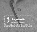 Men's Polo Shirt Dri-Fit Golf Sports Cotton Short Sleeve Jersey Unisex Casual Wear Plain T-Shirt. 