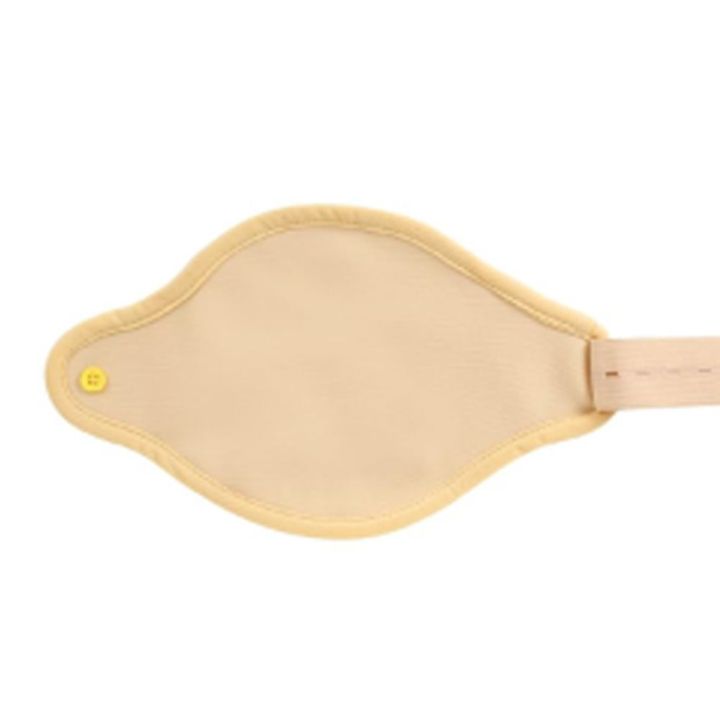 Reusable Castor Oil Pack Wrap Portable Organic Cotton Adjustable Knee Bag Half Wrap Style Elastic Strap Castor Oil Compress Pads