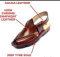 Norozi Kheri AKA Nawabi Kheri - Hand Crafted Brown Shine Quetta Norozi Chappal With Double Sole - Hand Made Footwear Pure Leather - Norozi kheri for men. 