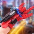 Spiderman Web Shooter Toy with Action Figure Kids Plastic Spiderman Launcher Gloves Wrist Toys Set Gift For Kids Spider Web Shooting Game BABA TOYS Gloves with Action Figure Wrist Toy Set, Movie Theme, Plastic & Nylon Material. 