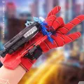 Spiderman Web Shooter Toy with Action Figure Kids Plastic Spiderman Launcher Gloves Wrist Toys Set Gift For Kids Spider Web Shooting Game BABA TOYS Gloves with Action Figure Wrist Toy Set, Movie Theme, Plastic & Nylon Material. 