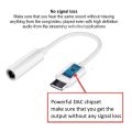Type-C to 3.5 MM Jack Adapter for Vivo. 