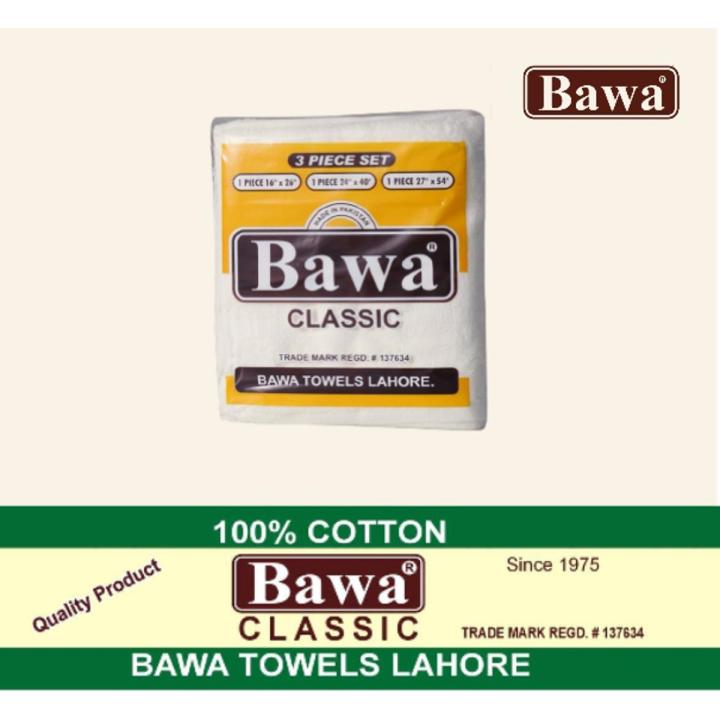 Bawa - Bridal Bath Towels Set 19 Colors Plain Wedding Gift Set of 3 Fade Resistant Premium Soft 100% Cotton Ring Spun Yarn, Multicolors