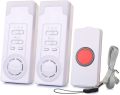 Wireless Caregiver Smart Personal Pager System Emergency Care Alarm Call Button Doorbell Nurse Alert System -500+ft Operating Range (2 in 1). 