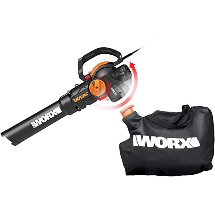 WORX 12 Amp TRIVAC 3-in-1 Electric Leaf Blower/Mulcher/Yard Vacuum - WG512
