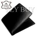 BLACK ORIGINAL LEATHER WALLET FOR MEN. 