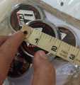 Set Of 4 Primo Racing Car Wheels Center Caps Hubs Shining Chrome Material Inner to Fit Size 2 Inches = 5.08cm Available in Black and Silver Front Stickers. 