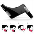 Men Beard Shaping Styling Template Comb Transparent Men's Beards Combs. 