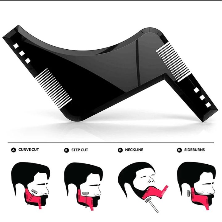 Men%20Beard%20Shaping%20Styling%20Template%20Comb%20Transparent%20Men's%20Beards%20Combs%20-%20Image%207