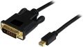 Mini DisplayPort to DVI Cable, 2 Yards Male Mini DP to Male DVI Cable. 