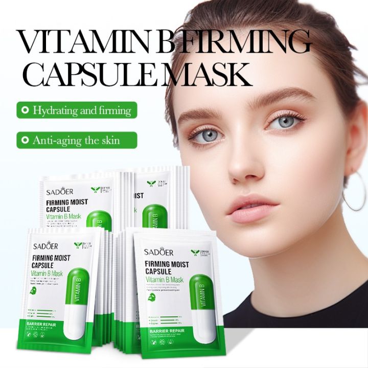Sadoer%20Pack%20of%204%20%20Vitamin%20Repair%20Antioxidant%20Whitening%20Capsule%20Facial%20Sheet%20Mask%20-%20Image%205
