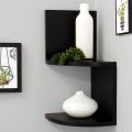 3 Layer DIY Wall Mounted Shelves Wall Mounted Corner Storage Bookshelf for Living Room Bedroom Decoration Rack. 