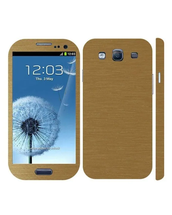 Samsung%20Galaxy%20S3%20Golden%20Brushed%20Metal%20texture%20Mobile%20Skin%20-%20Image%203