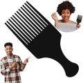 5RIDGE Afro Comb for Unisex Wide Tooth Plastic Hair Pick For Styling Perfect For Home and Salon. 