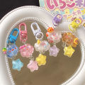 Cute Cartoon Cloud Star Keychain Pentagram Key Chain For Girls Children Decoration Key Ring Jewelry. 