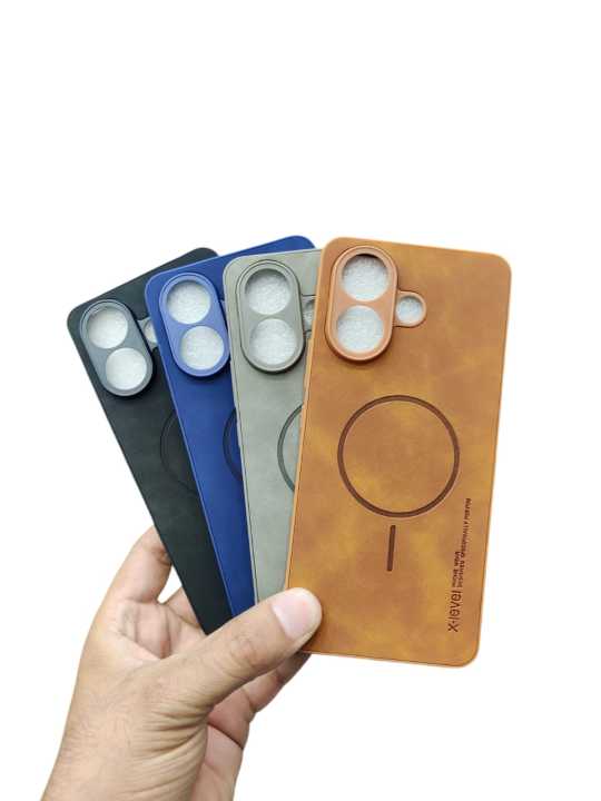 VIVO V60 Lite 5G New Soft X-Level Magesafe Leather Phone Case Mobile Back Cover