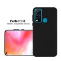 VIVO Y20 Black Soft Silicon TPU Back Cover Case. 