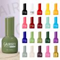 Macaron gel nail polish spring summer candy powder blue nail art semi-permanent soaking nail gel varnish. 