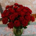 1 Pc Beautiful Artificial Fake Rose Flower with Leaf Wedding Party Home Decor. 