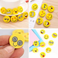 Smiley Face Erasers for Kids / Cartoon Eraser Emoji Stylish Erasers for Girls & boys / Cute Pencil Erasers (Random Emoji). 