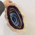 INS Korean Retro Flower Crochet Bucket Hat for Women Handmade Knitted Hollow Basin Hat Ladies Spring Summer Sunscreen Sun Hat. 