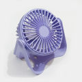 USB Rechargeable Portable Small Fan for Desk With 3 Adjustable Turbo Speed modes options 180 degree rotation | Durable Material, Great For Office & Living Room. 
