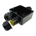 3 Way Plastic Waterproof External Electrical Junction Box Wire Connector IP68 Junction Cable Box for Outdoor External Wiring. 