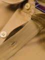 AZ Men's Formal Dress Shirt Plain Dark Rust Orange. 