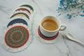 Round Ceramic Table Coasters Coffee Cup Bar Coasters rug mini mouse pad cup coaster. 