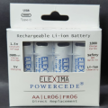 Rechargeable cell, AA type, Elexima POWERCEDE , usb-c rechargeable cells. 