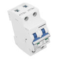 2 Pole 500V 32 Amp Isolator DC Miniature Circuit Breaker Quick Release for Solar PV System. 